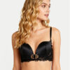 Hunkemöller Сутиен с банели Avela 302375 Черен цвят на ниска цена