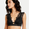Hunkemöller Сутиен с банели Zoe Up LL Черен цвят на ниска цена