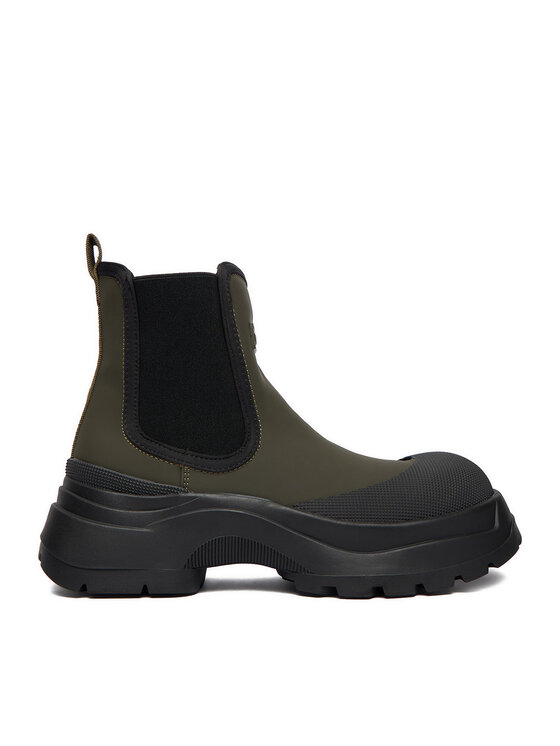 Hunter Боти тип челси CEO-SX2405-1 Каки цвят на ниска цена