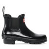 Hunter Гумени ботуши Original Chelsea Gloss WFS2078RGL Черен цвят на ниска цена