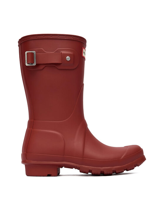 Hunter Гумени ботуши Original Short WFS1000RMA Червен цвят на ниска цена