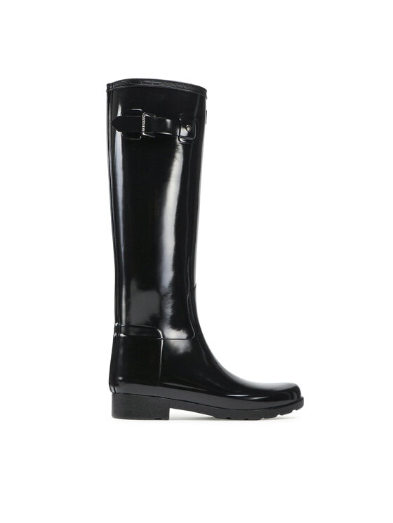 Hunter Гумени ботуши W Org Refined Gloss WFT2200RGL Черен цвят на ниска цена