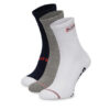 Hunter Дълги чорапи AS_HUNTER_01Z_SS25 (3-PACK) Бял цвят на ниска цена