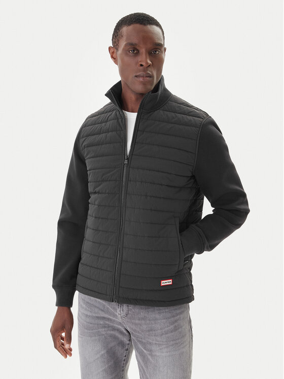 Hunter Преходно яке Hume Baffle HARM0016251 Черен Regular Fit цвят на ниска цена