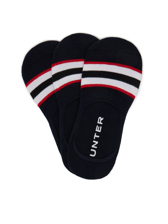 Hunter Чорапи тип терлици AS_HUNTER_03S_SS25 (3-PACK) Тъмносин цвят на ниска цена