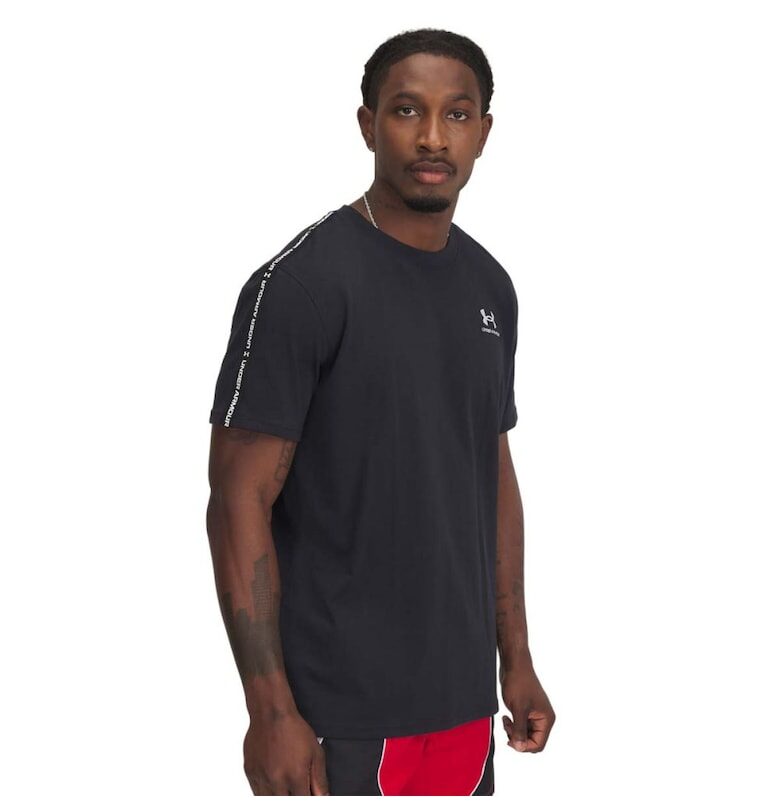 Icon Taping T-Shirt 1390300-001 - мъжки - черен - Under Armour