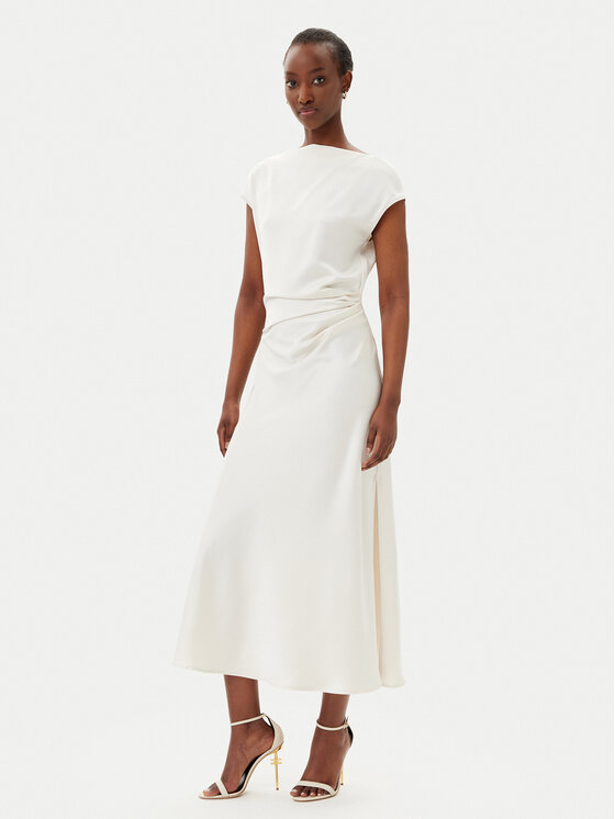 Imperial Коктейлна рокля AEAOJBA Екрю Regular Fit цвят на ниска цена