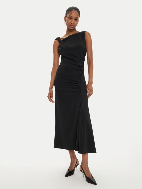 Imperial Коктейлна рокля AFATIKP Черен Slim Fit цвят на ниска цена