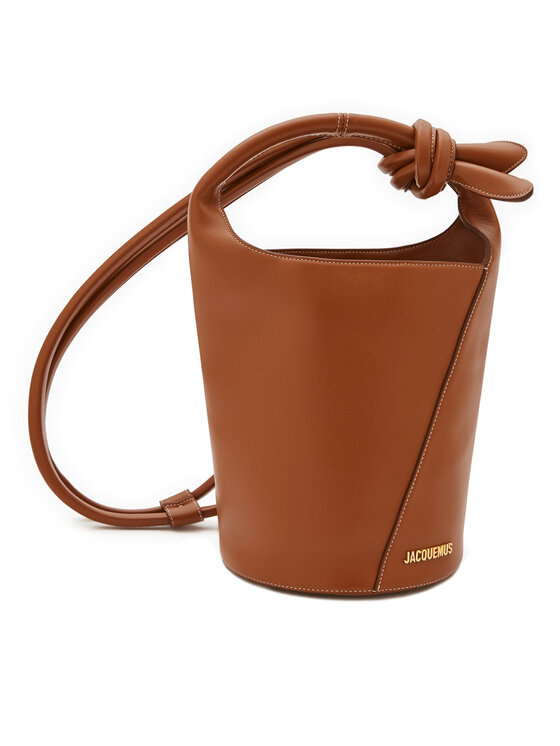 JACQUEMUS Раница Le Petit Tourni 245BA366-3173 Кафяв цвят на ниска цена