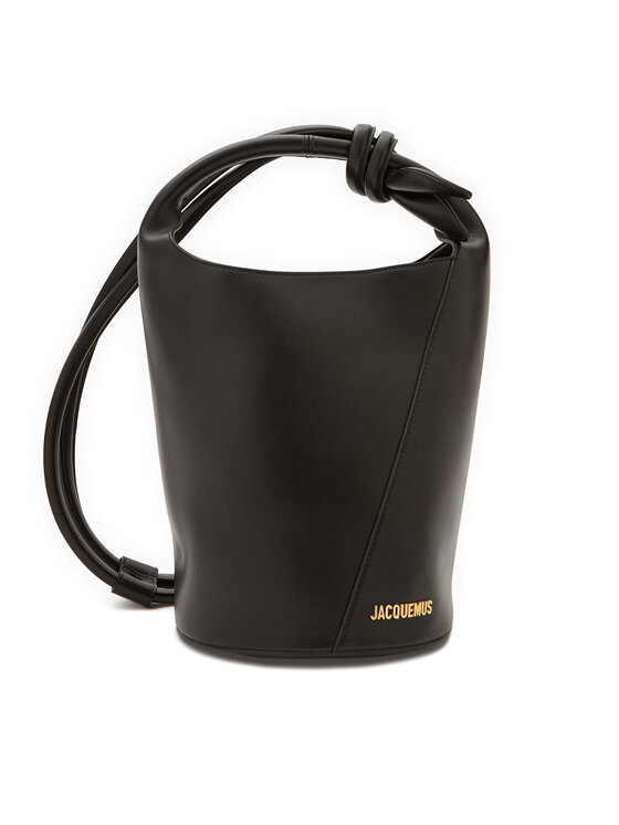 JACQUEMUS Раница Le Petit Tourni 245BA366-3173 Черен цвят на ниска цена