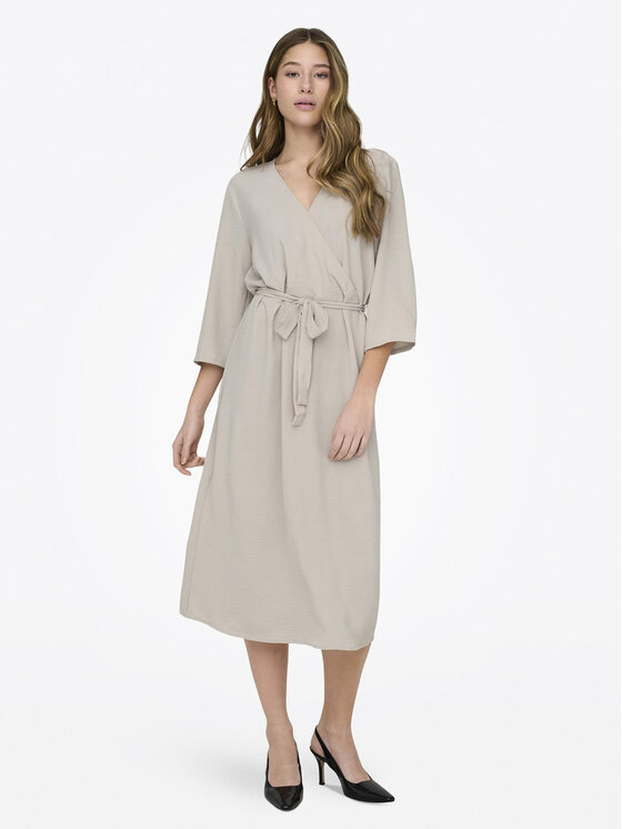 JDY Лятна рокля Lion 15207813 Бежов Regular Fit цвят на ниска цена