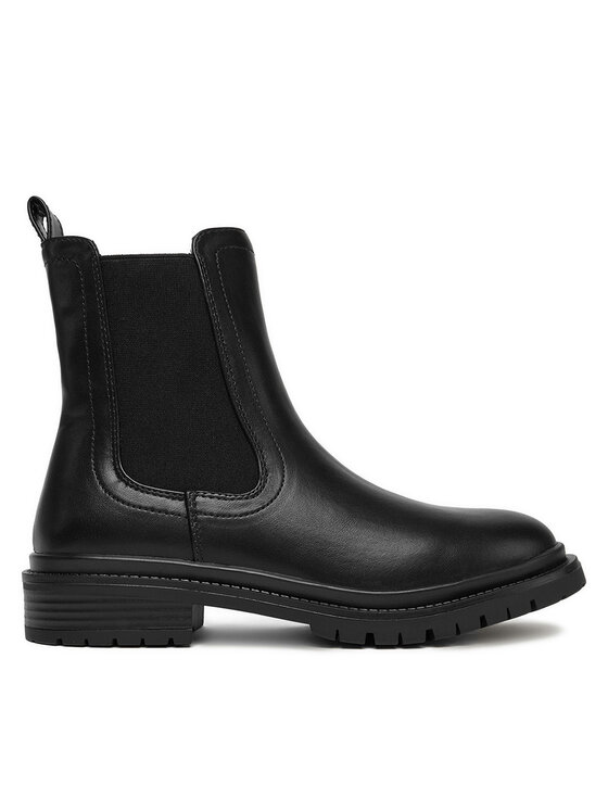 JENNY Боти тип челси CEO-25698-K01 Черен цвят на ниска цена