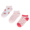 JENNY Къси чорапи 7KB-001-SS25 (3-PACK) Розов цвят на ниска цена