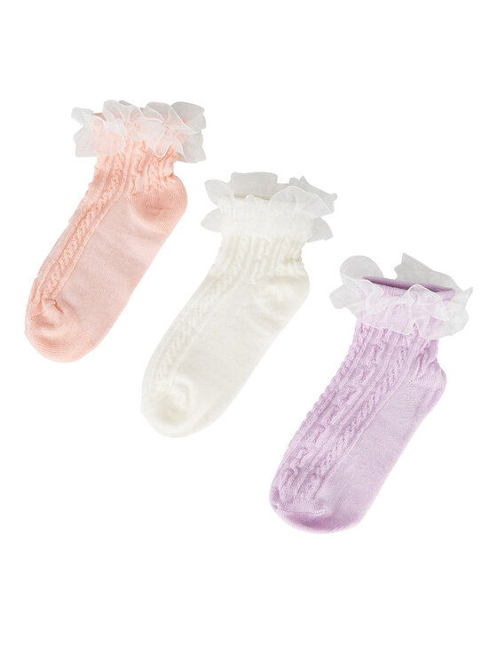 JENNY Къси чорапи 7KB-004-SS25 (3-pack) Розов цвят на ниска цена