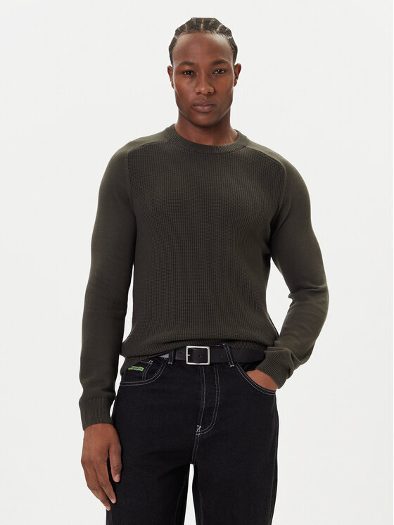 JOOP! Jeans Пуловер 15 JJK-11Olivier 30047100 Зелен Modern Fit цвят на ниска цена