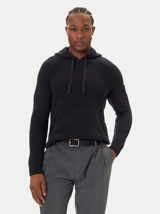 JOOP! Jeans Пуловер 15 JJK-18Harrio 30049660 Тъмносин Modern Fit цвят на ниска цена