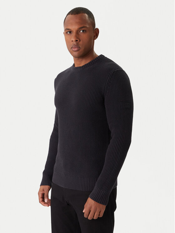 JOOP! Jeans Пуловер Harono 30047662 Тъмносин Modern Fit цвят на ниска цена