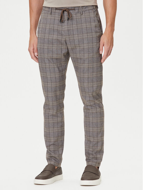 JOOP! Jeans Текстилни панталони 15 JJF-81Maxton 30047667 Бежов Modern Fit цвят на ниска цена