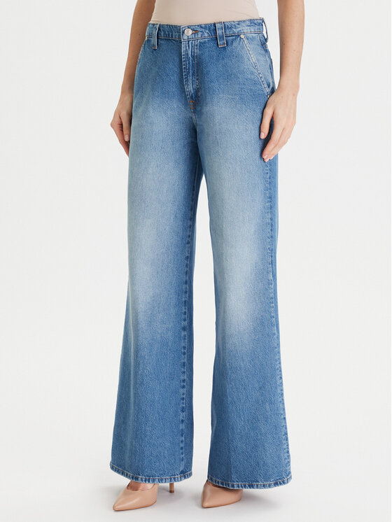 JOOP! Дънки 58 251DT58Evi 30047814 Син Wide Leg цвят на ниска цена