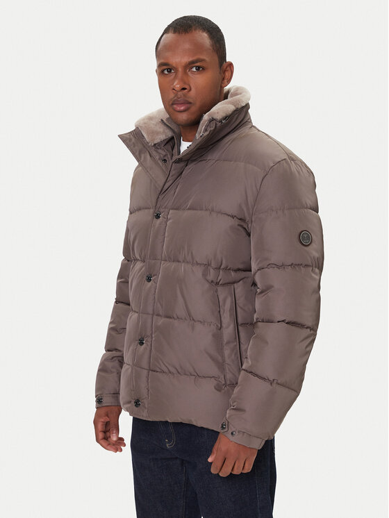 JOOP! Зимно яке Newton 30048499 Кафяв Regular Fit цвят на ниска цена