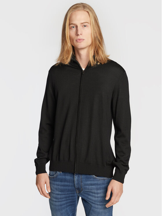 JOOP! Кардиган 17 Jk-06Davis 30032605 Черен Regular Fit цвят на ниска цена