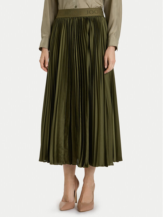 JOOP! Плисирана пола 58 252S58Salma 30046656 Зелен Regular Fit цвят на ниска цена