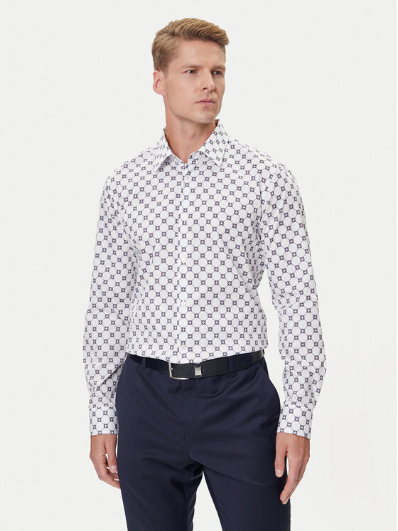 JOOP! Риза 17 JSH-63Pierce 30047175 Екрю Slim Fit цвят на ниска цена