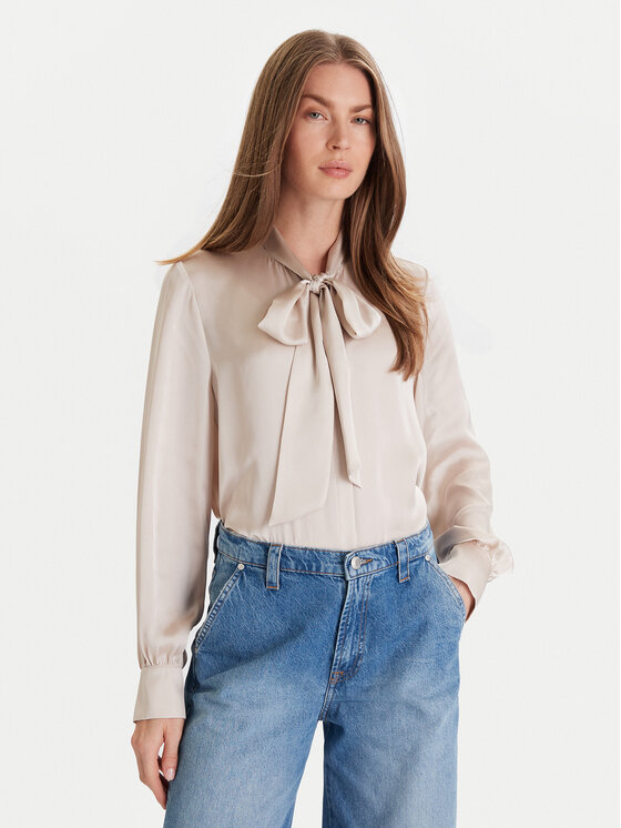 JOOP! Риза 58 254B58Bow 30048645 Бежов Regular Fit цвят на ниска цена