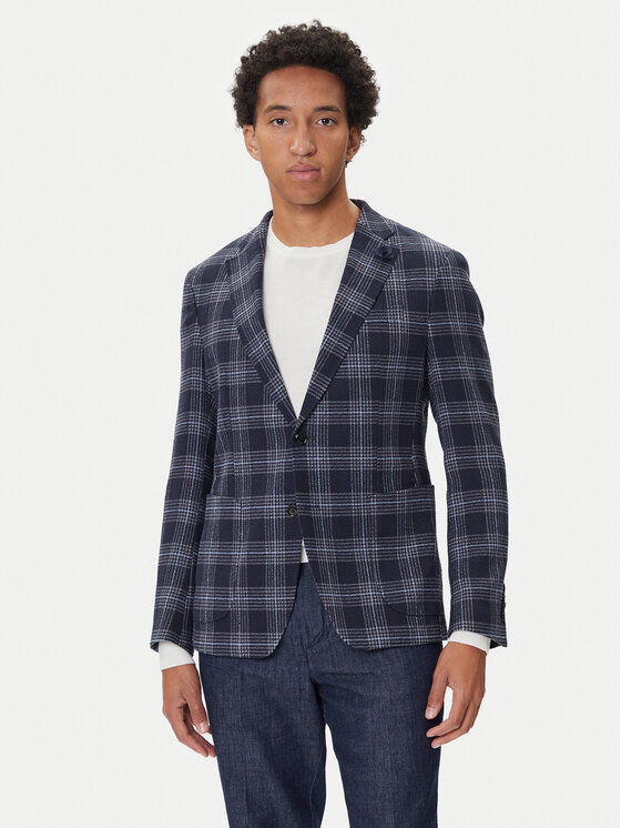 JOOP! Сако 17 JB-47Hoverest 30045029 Тъмносин Slim Fit цвят на ниска цена