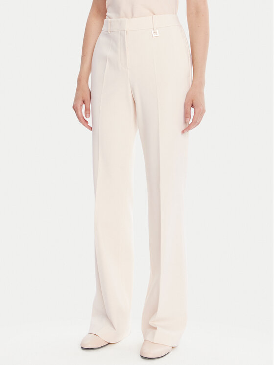 JOOP! Текстилни панталони 58 253P58Polina 30047952 Екрю Slim Fit цвят на ниска цена