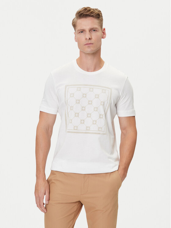 JOOP! Тишърт 17 JJ-21Bajo 30047429 Бежов Modern Fit цвят на ниска цена