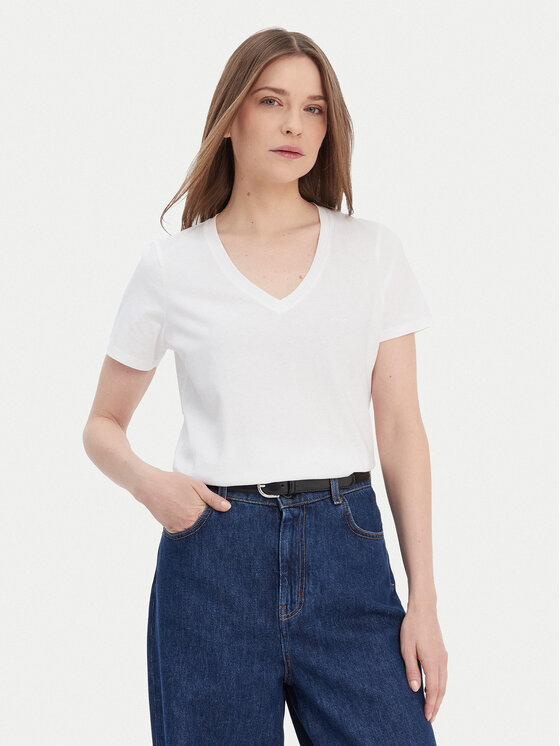 JOOP! Тишърт 30040355 Бял Regular Fit цвят на ниска цена