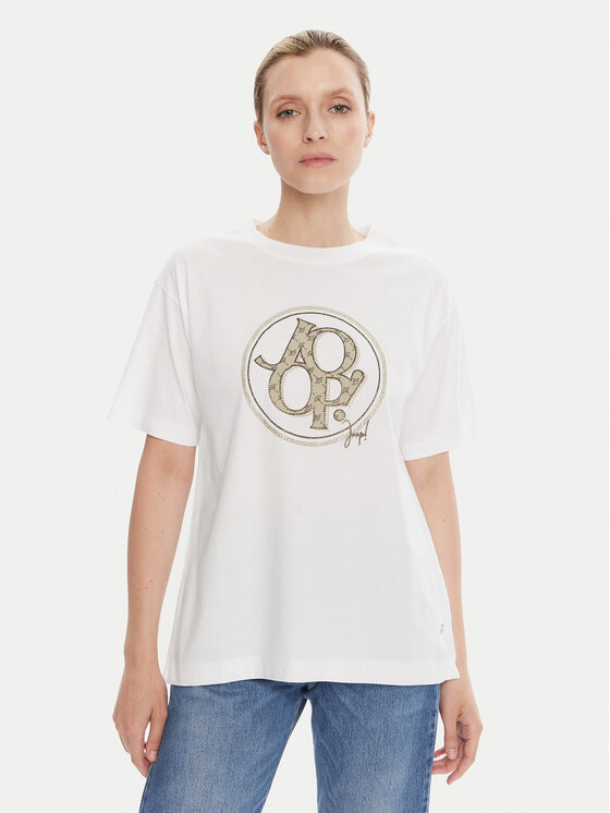 JOOP! Тишърт 58 252JE58Tashi 30046236 Бял Regular Fit цвят на ниска цена