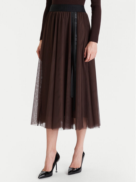 JOOP! пола от тюл 58 252S58Fridi 30046657 Кафяв Regular Fit цвят на ниска цена