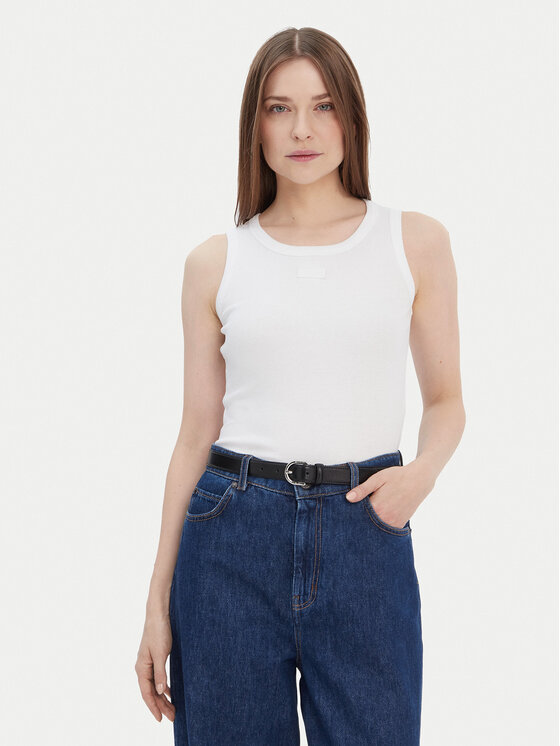 JOOP! топ 30040191 Бял Slim Fit цвят на ниска цена