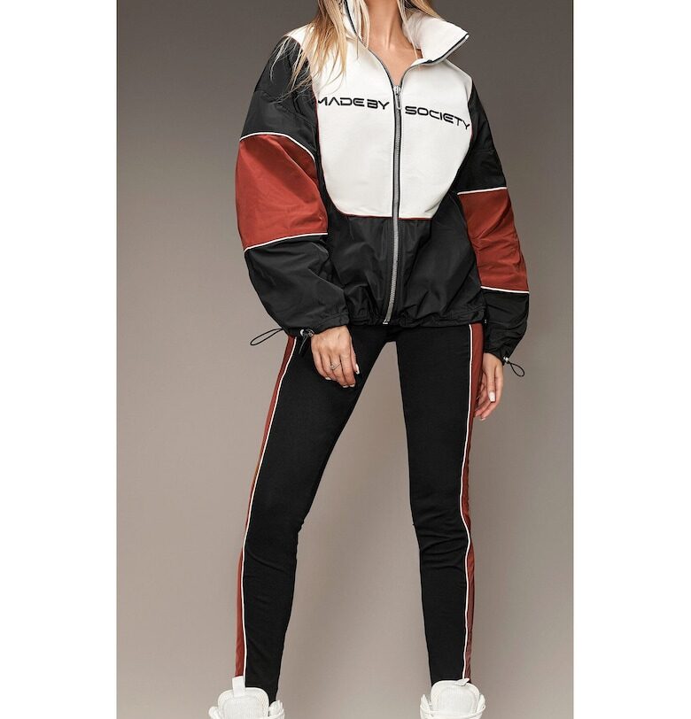 Jacheta cu model colorblock H26678 Made By Society