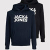 Jack & Jones Junior Комплект суитшърти Corp 12210980 Черен Regular Fit цвят на ниска цена