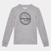 Jack & Jones Junior Суитшърт 12247681 Сив Standard Fit цвят на ниска цена