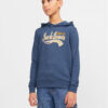 Jack & Jones Junior Суитшърт Logo 12257309 Син Standard Fit цвят на ниска цена
