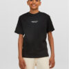 Jack & Jones Junior Тишърт Vesterbro 12242827 Черен Loose Fit цвят на ниска цена