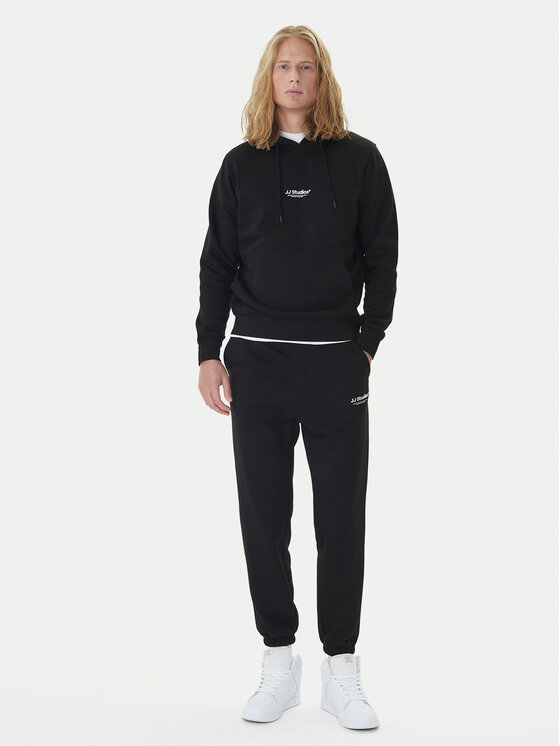 Jack & Jones Анцуг Soho 12288673 Черен Relaxed Fit цвят на ниска цена