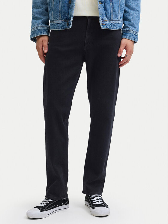 Jack & Jones Дънки Chris Classic 12287740 Черен Relaxed Fit цвят на ниска цена