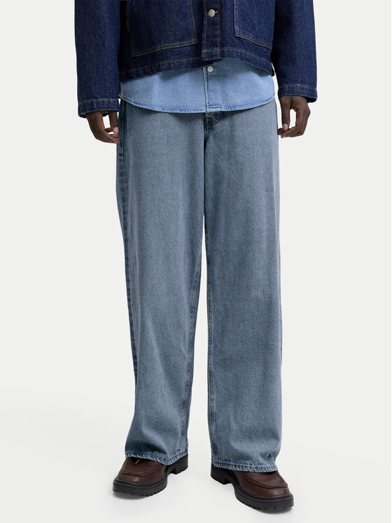 Jack & Jones Дънки Dave Original 12290230 Син Baggy Fit цвят на ниска цена