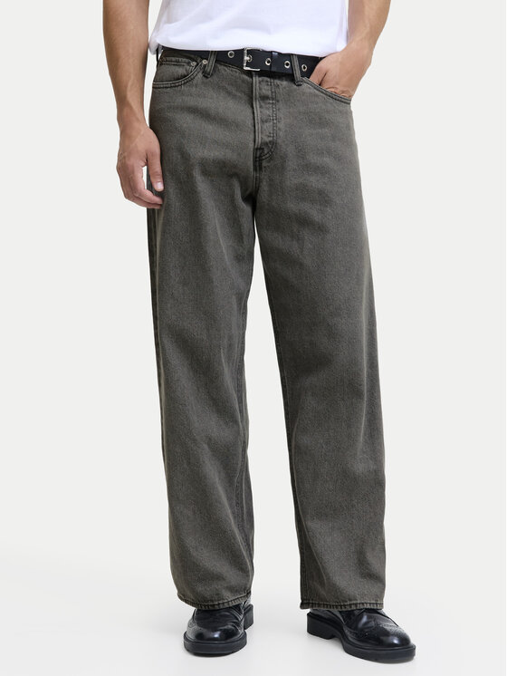 Jack & Jones Дънки Dave Original 12290242 Сив Baggy Fit цвят на ниска цена