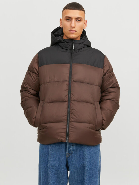 Jack & Jones Зимно яке 12235859 Кафяв Regular Fit цвят на ниска цена