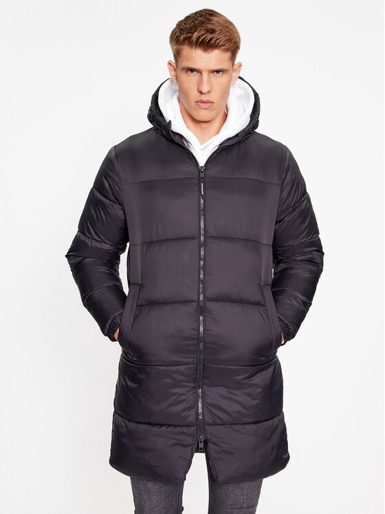 Jack & Jones Зимно яке 12236052 Черен Regular Fit цвят на ниска цена