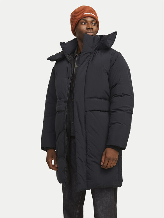 Jack & Jones Зимно яке Bolton 12259486 Черен Regular Fit цвят на ниска цена