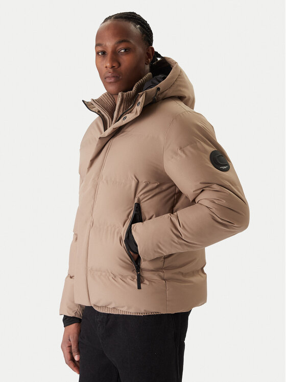 Jack & Jones Зимно яке Fusion 12285919 Бежов Regular Fit цвят на ниска цена