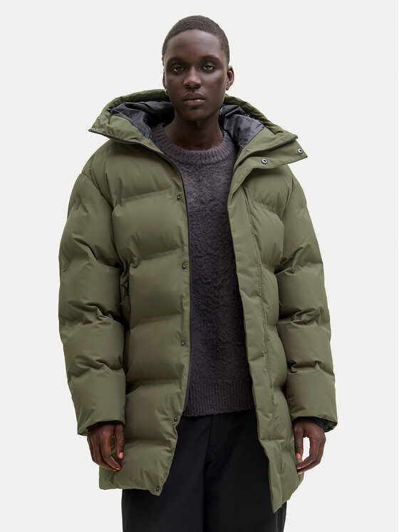 Jack & Jones Зимно яке Fusion 12288983 Зелен Relaxed Fit цвят на ниска цена