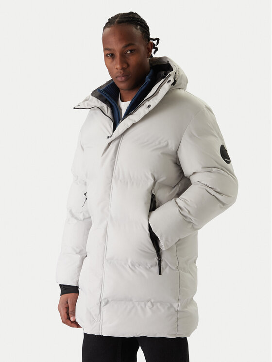 Jack & Jones Зимно яке Fusion 12288983 Сив Relaxed Fit цвят на ниска цена